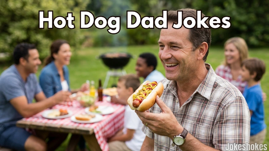 Hot Dog Dad Jokes