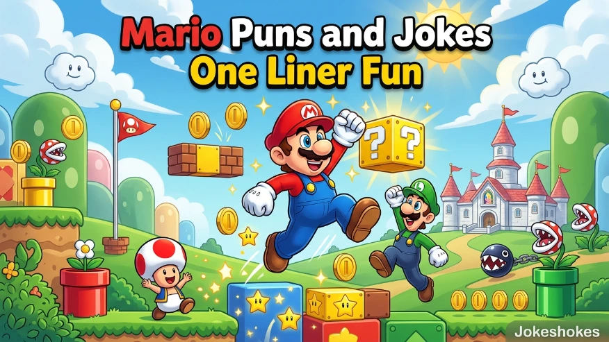 Mario Puns and Jokes One Liner Fun