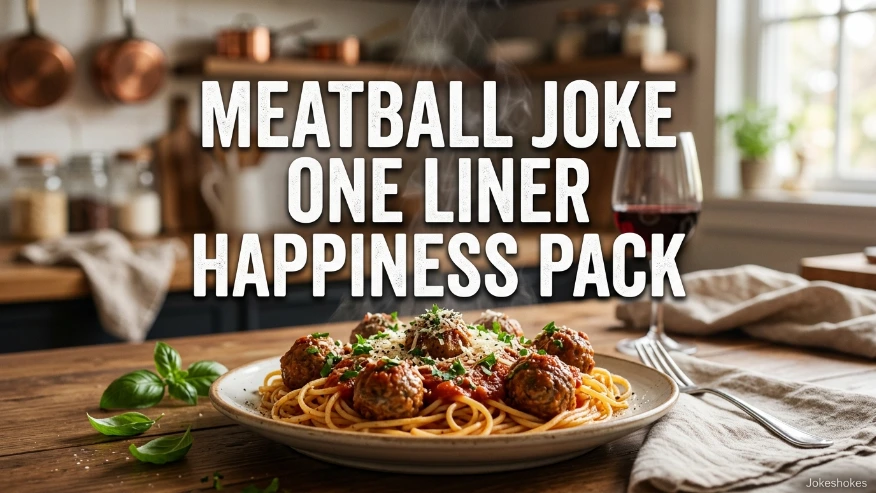 Meatball Joke One Liner Happiness Pack