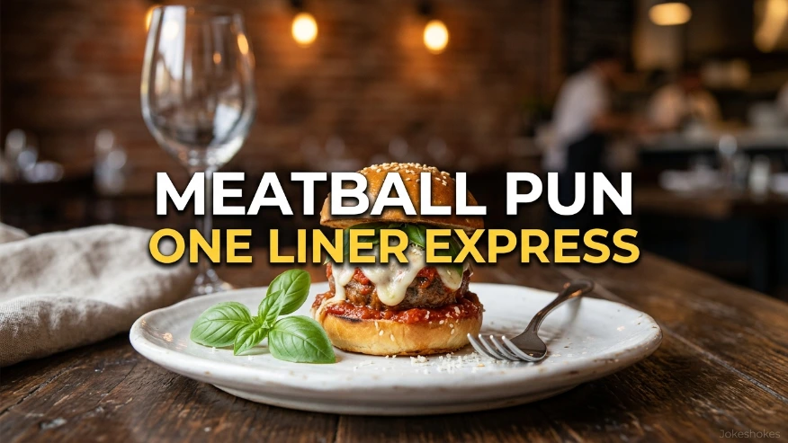 Meatball Pun One Liner Express