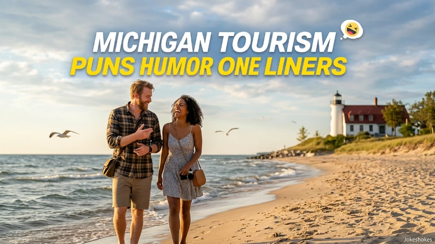 Michigan Tourism Puns Humor One Liners