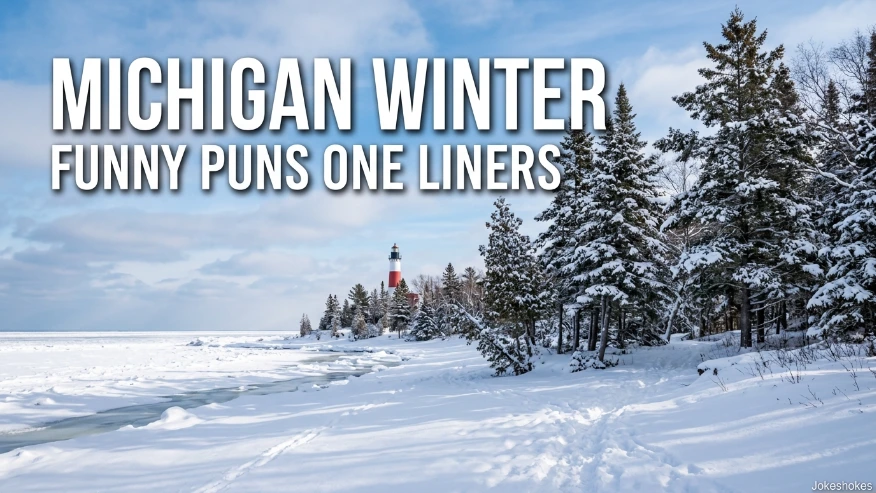Michigan Winter Funny Puns One Liners