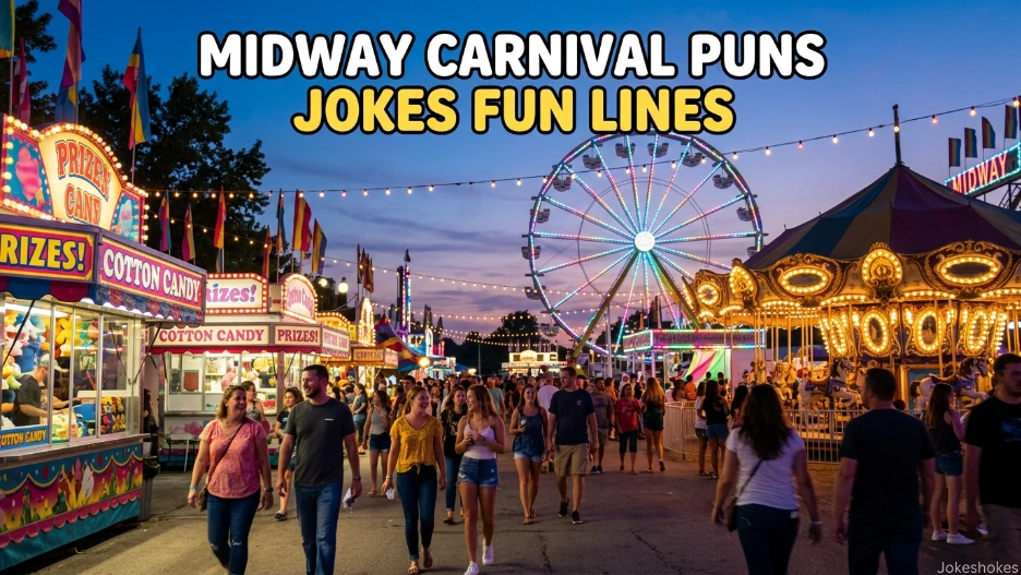 Midway Carnival Puns Jokes Fun Lines