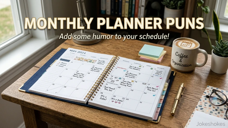 Monthly Planner Puns