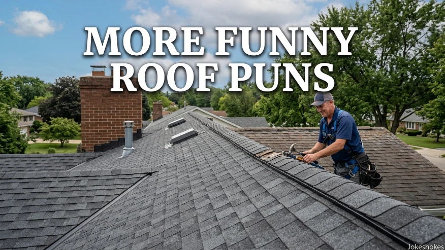 More Funny Roof Puns