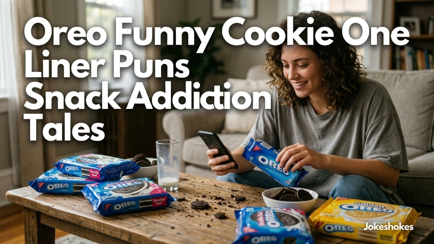 Oreo Funny Cookie One Liner Puns Snack Addiction Tales