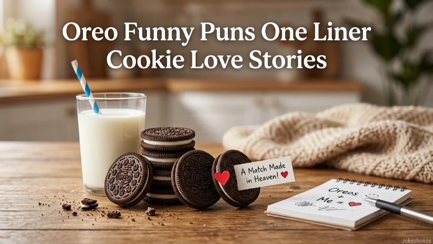 Oreo Funny Puns One Liner Cookie Love Stories