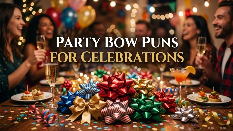 Party Bow Puns for Celebrations
