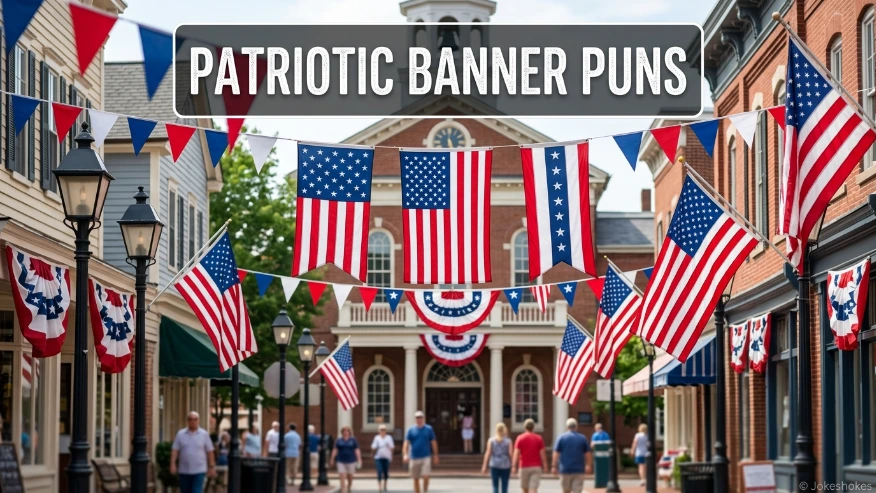 Patriotic Banner Puns