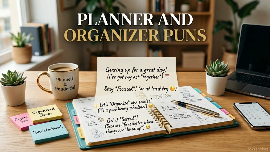 Planner and Organizer Puns