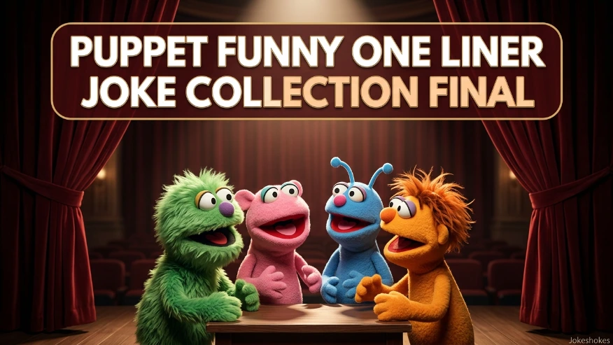 Puppet Funny One Liner Joke Collection Final
