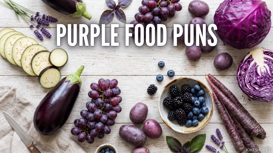 Purple Food Puns
