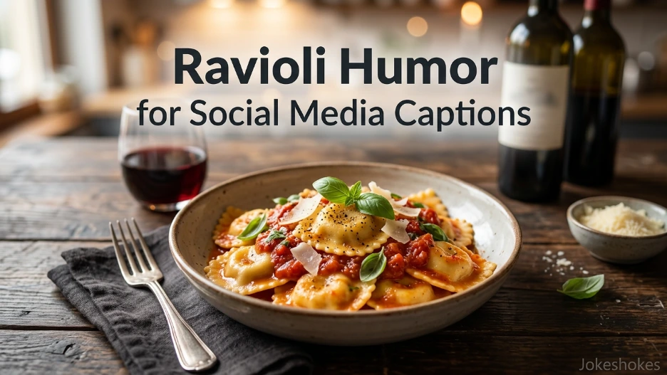 Ravioli Humor for Social Media Captions