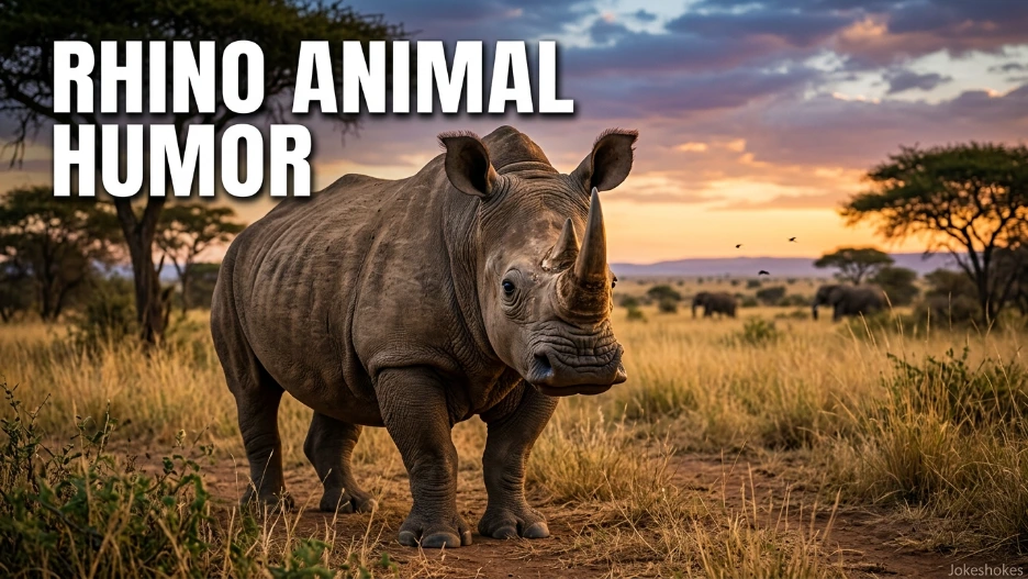 Rhino Animal Humor