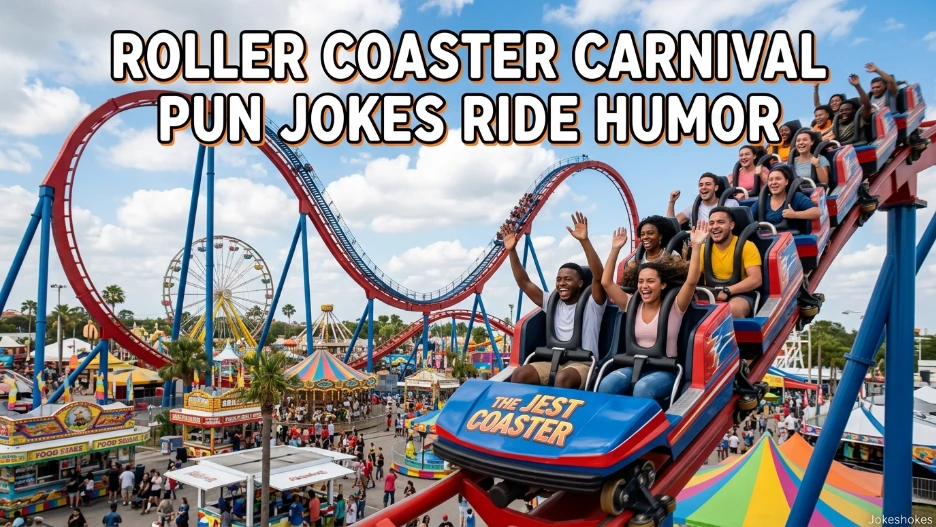Roller Coaster Carnival Pun Jokes Ride Humor