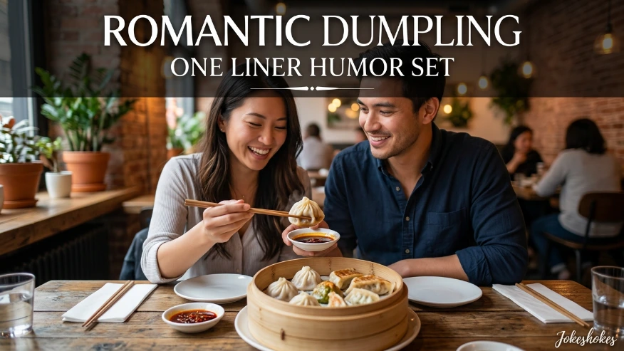 Romantic Dumpling One Liner Humor Set