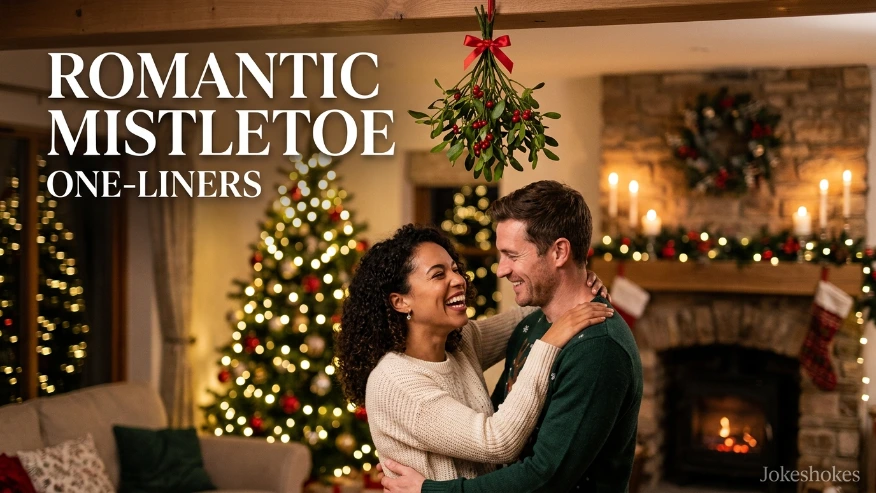 Romantic Mistletoe One-Liners