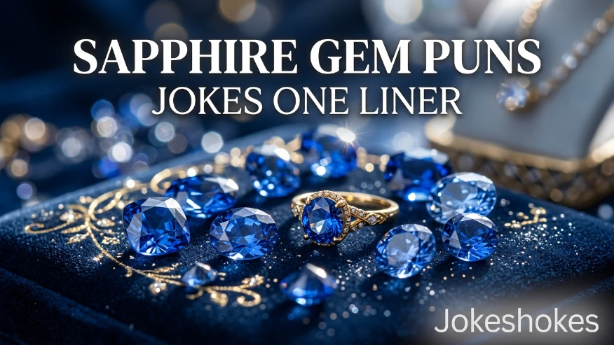 Sapphire Gem Puns Jokes One Liner