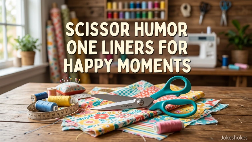 Scissor Humor One Liners for Happy Moments