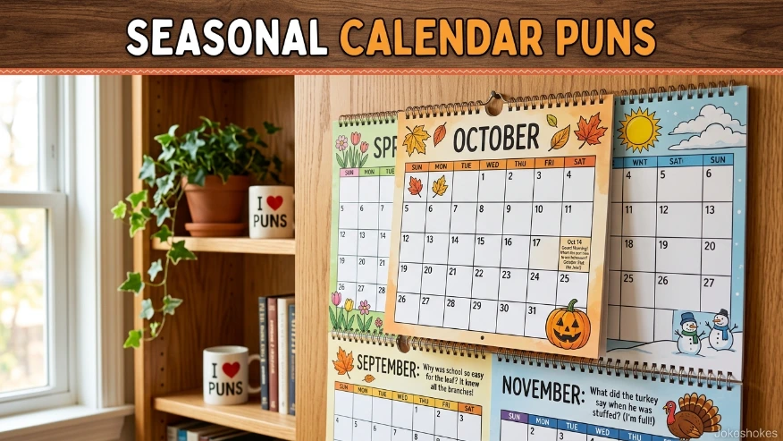 Seasonal Calendar Puns