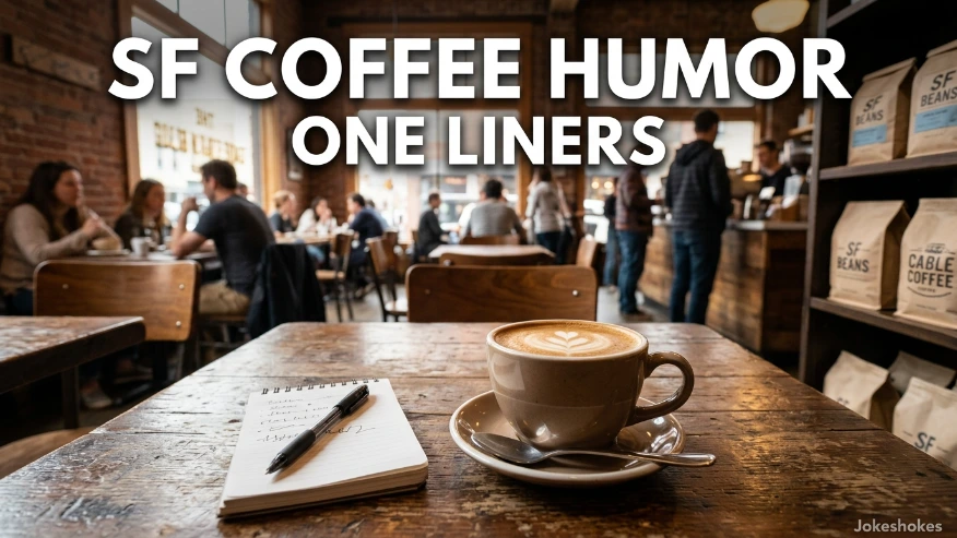 SF Coffee Humor One Liners