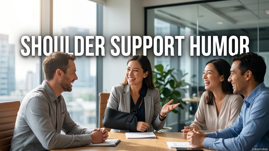 Shoulder support humor