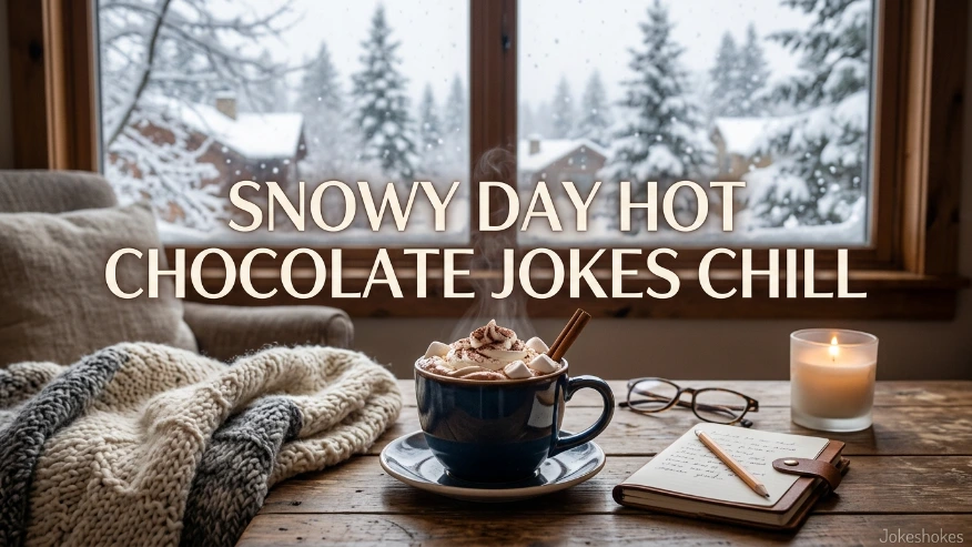 Snowy Day Hot Chocolate Jokes Chill