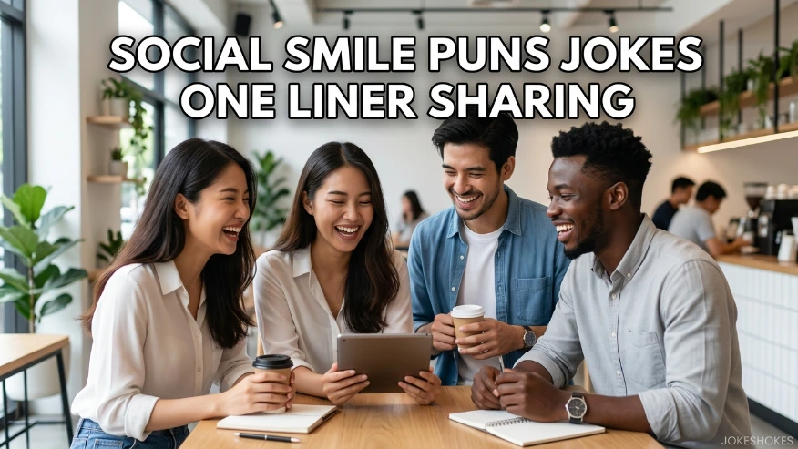 Social Smile Puns Jokes One Liner Sharing
