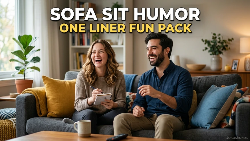Sofa Sit Humor One Liner Fun Pack