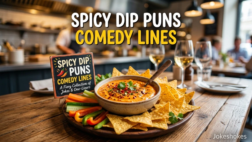 Spicy Dip Puns Comedy Lines