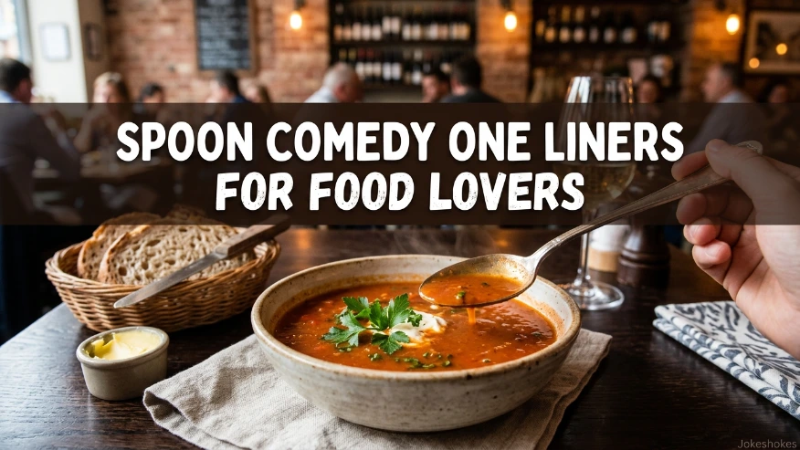 Spoon Comedy One Liners for Food Lovers