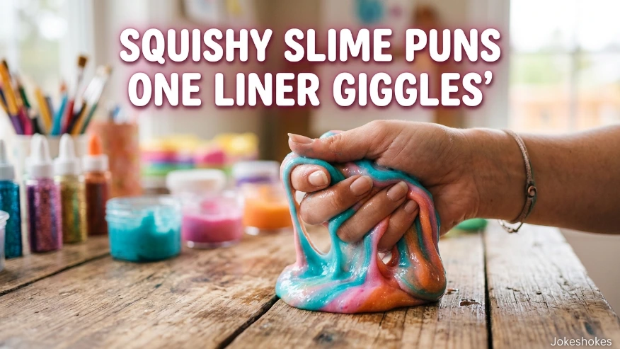 Squishy Slime Puns One Liner Giggles