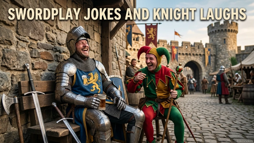 Swordplay Jokes and Knight Laughs