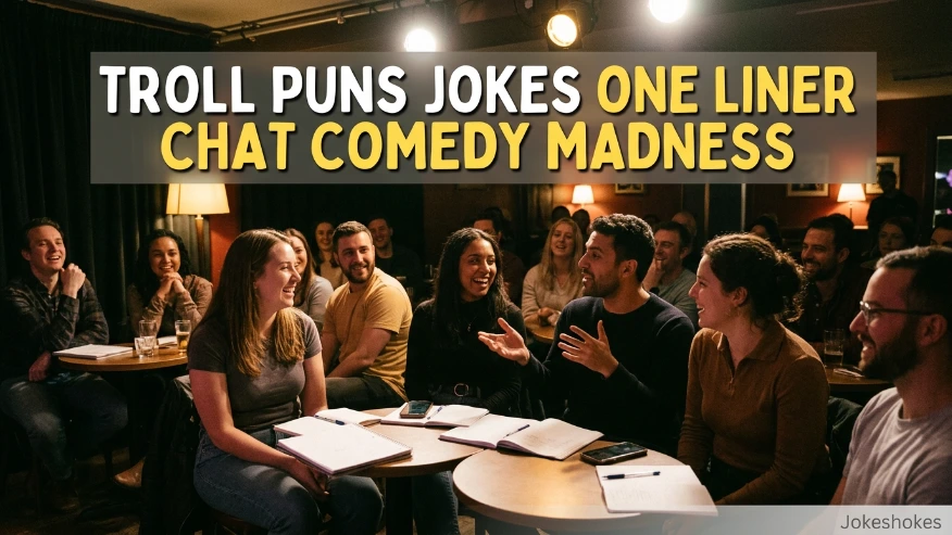 Troll Puns Jokes One Liner Chat Comedy Madness