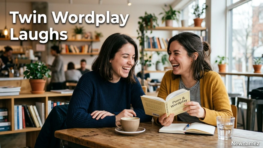 Twin Wordplay Laughs
