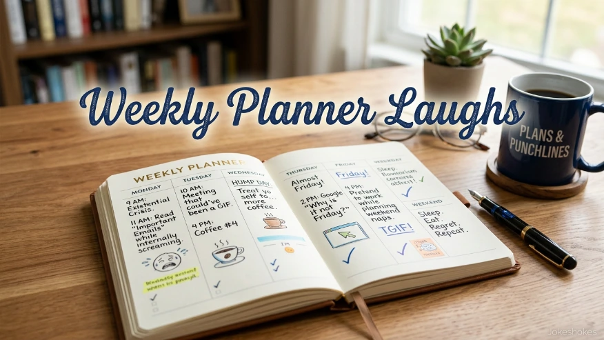 Weekly Planner Laughs