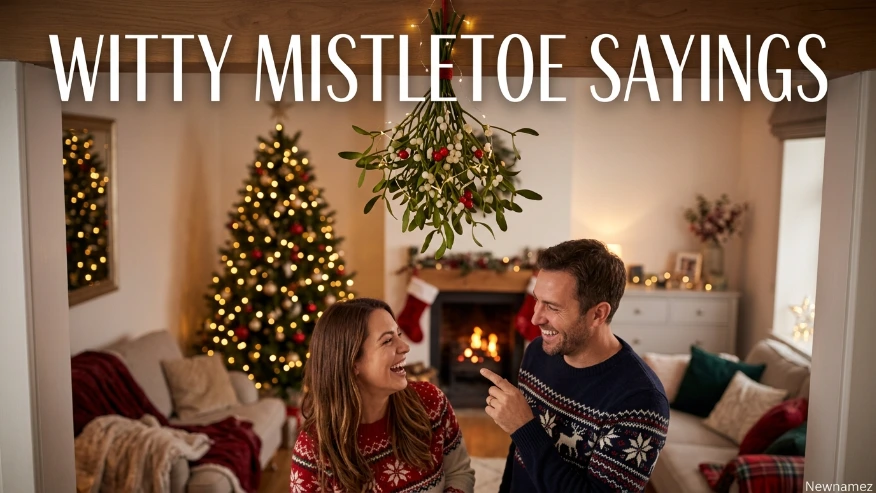 Witty Mistletoe Sayings