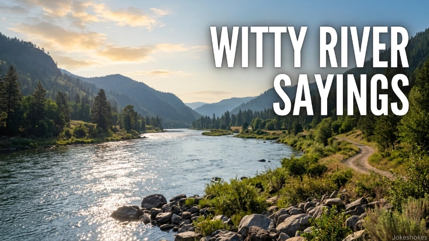 Witty River Sayings