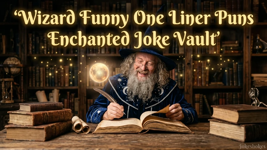 Wizard Funny One Liner Puns Enchanted Joke Vault