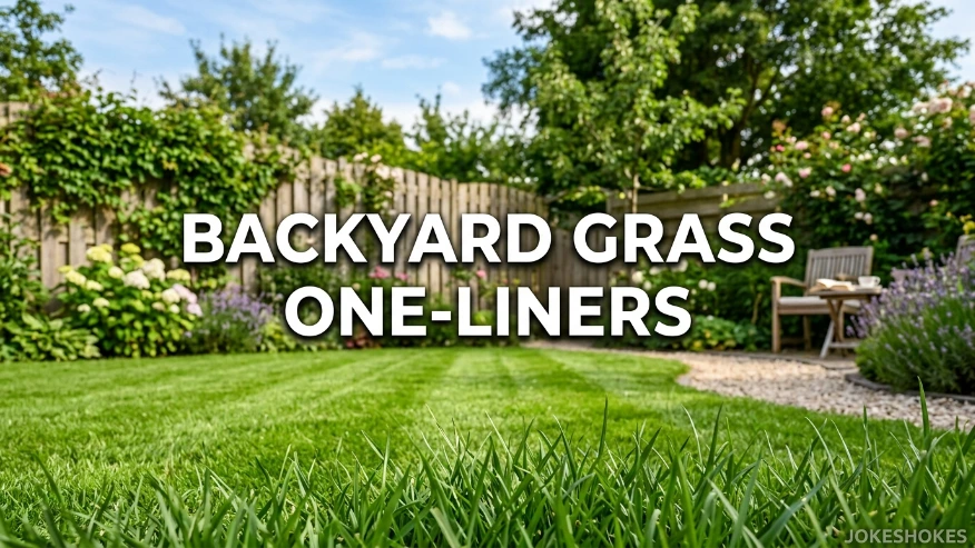 Backyard Grass One-Liners