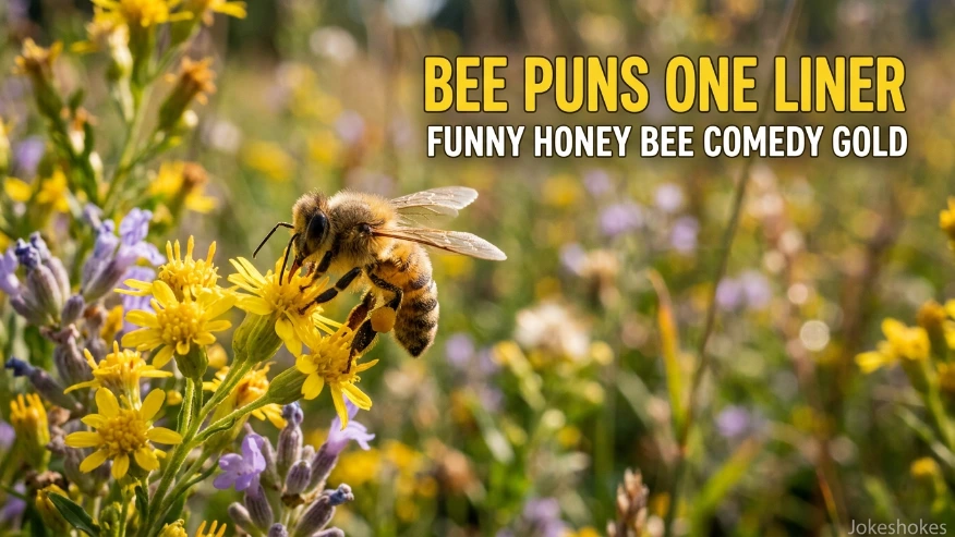 Bee Puns One Liner Funny Honey Bee Comedy Gold