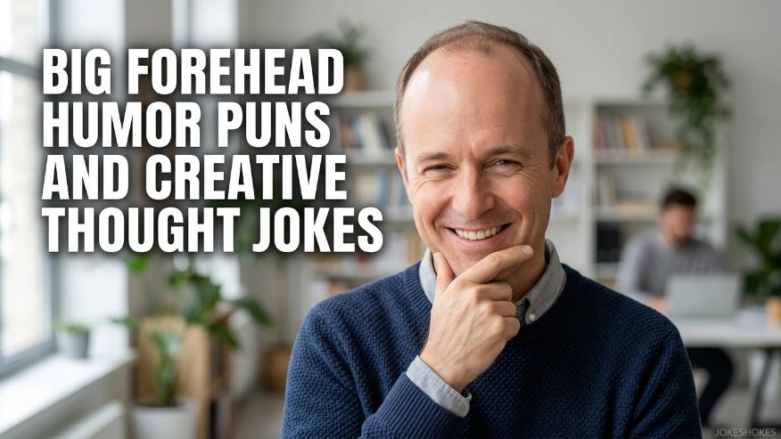 Big Forehead Humor Puns And Creative Thought Jokes