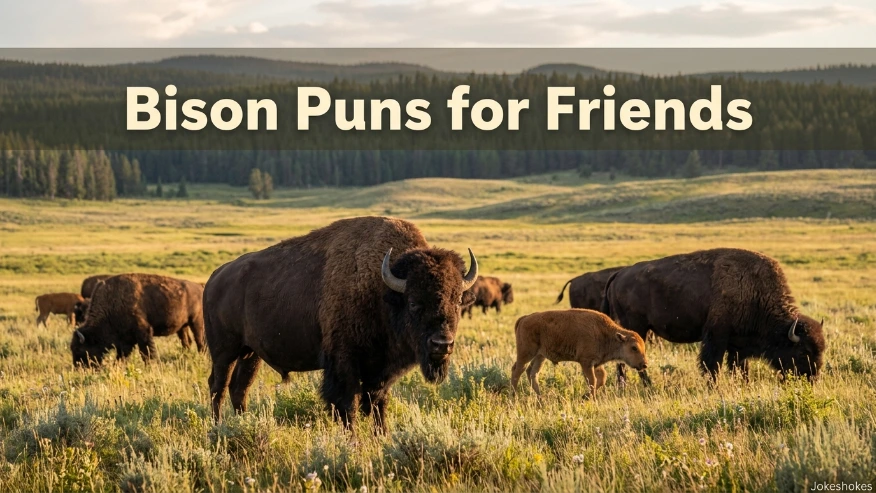 Bison Puns for Friends