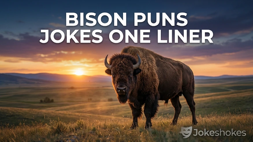 Bison Puns Jokes One Liner