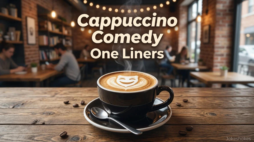Cappuccino Comedy One Liners