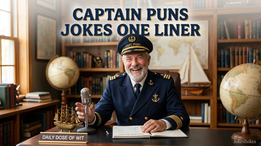Captain Puns Jokes One Liner