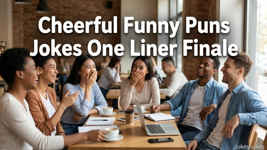 Cheerful Funny Puns Jokes One Liner Finale