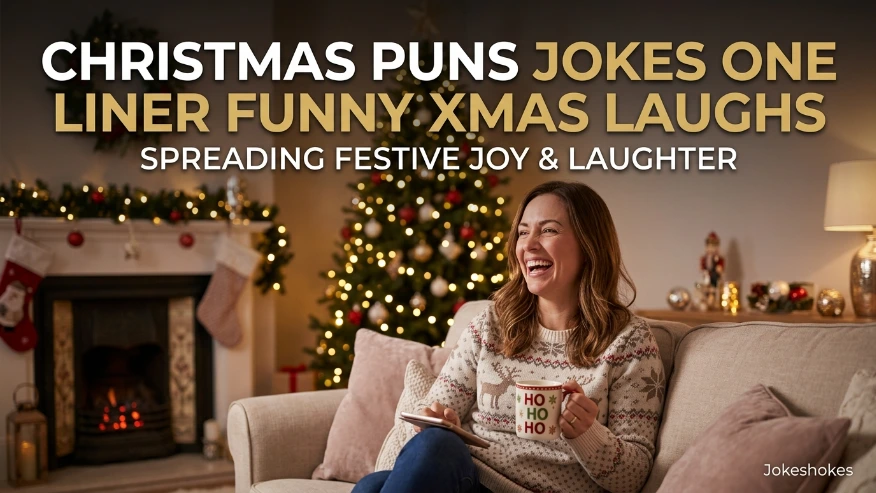 Christmas Puns Jokes One Liner Funny Xmas Laughs