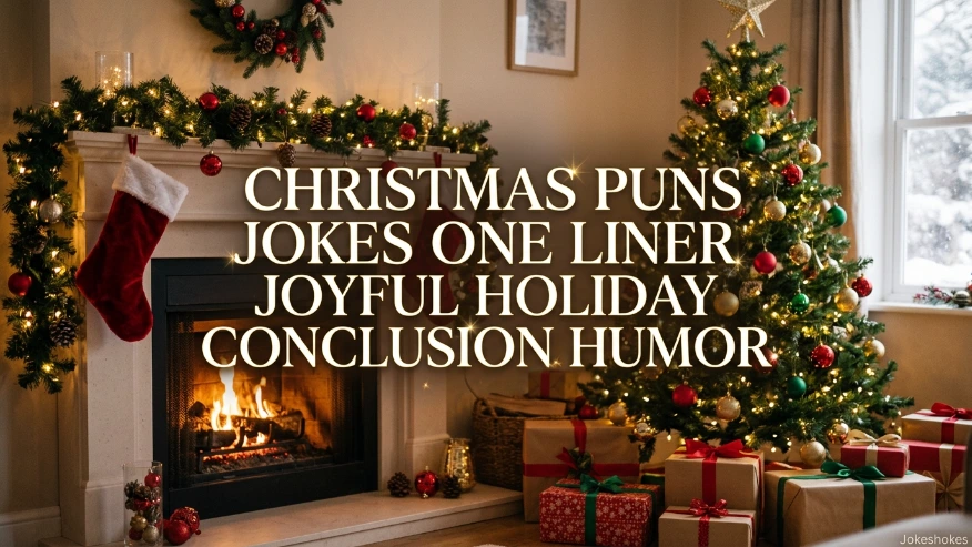 Christmas Puns Jokes One Liner Joyful Holiday Conclusion Humor