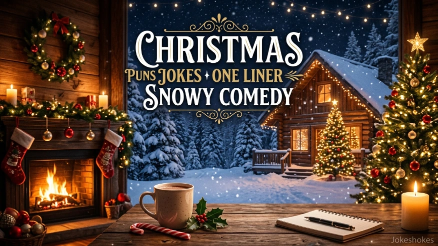 Christmas Puns Jokes One Liner Snowy Comedy